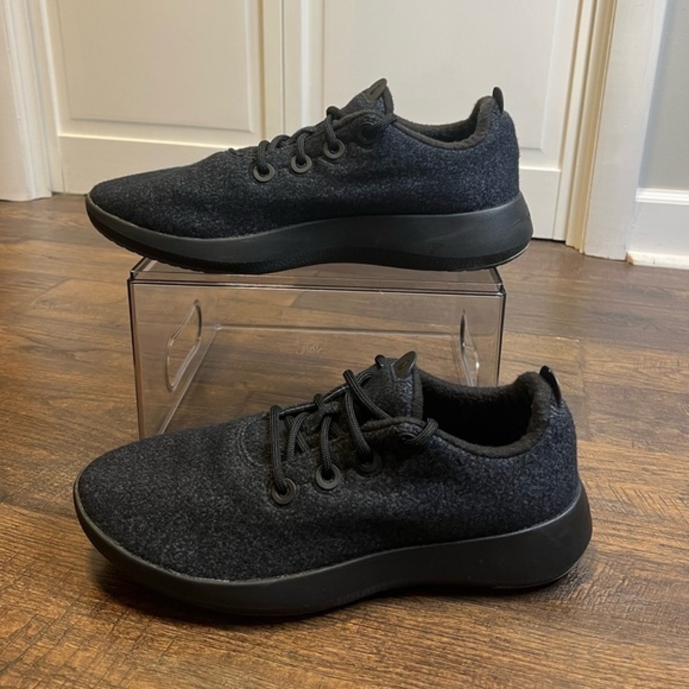 Allbirds Men's Wool Runner Sneaker Size Men’s 12 Color Black